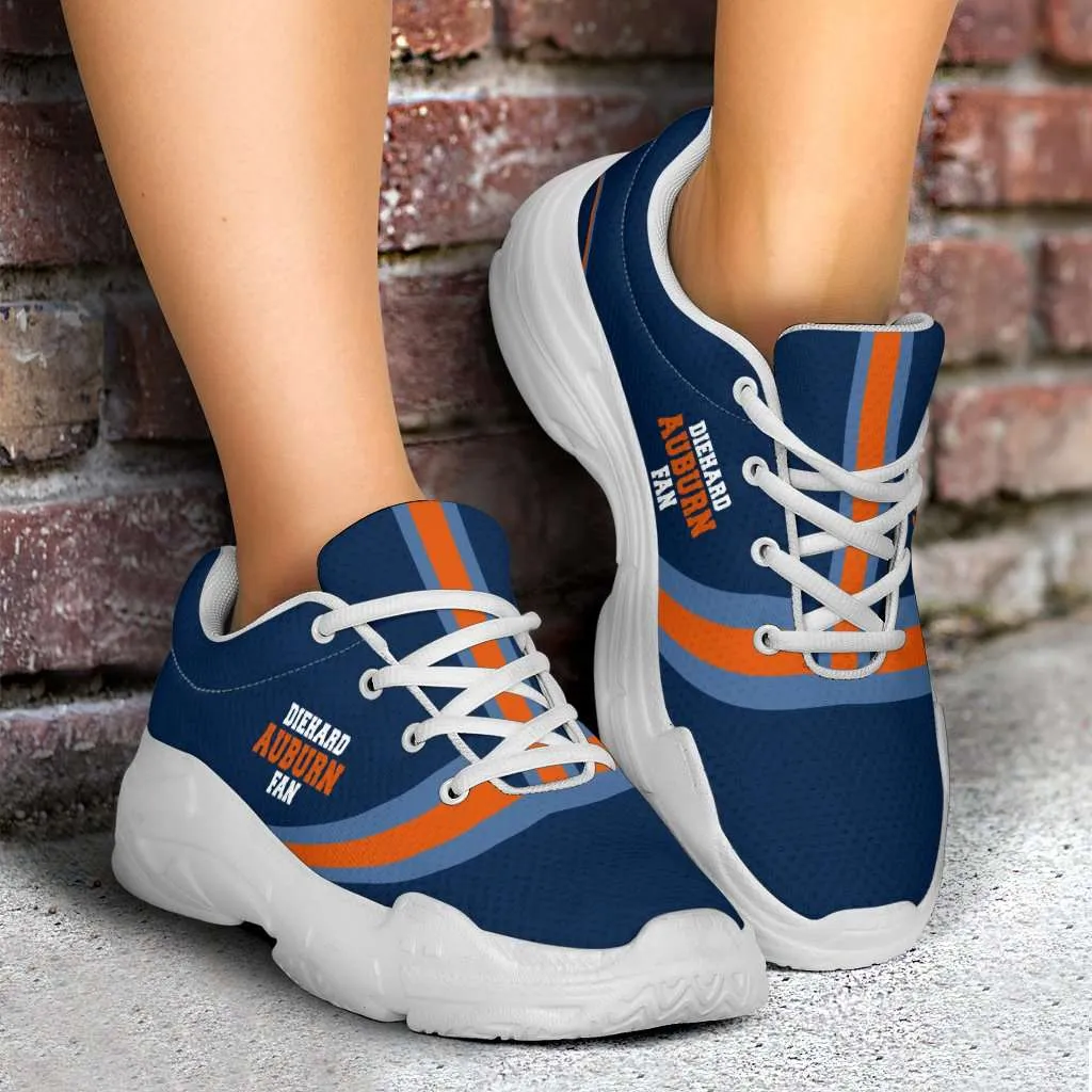 Diehard Auburn Fan Chunky Sneaker Walking Shoes