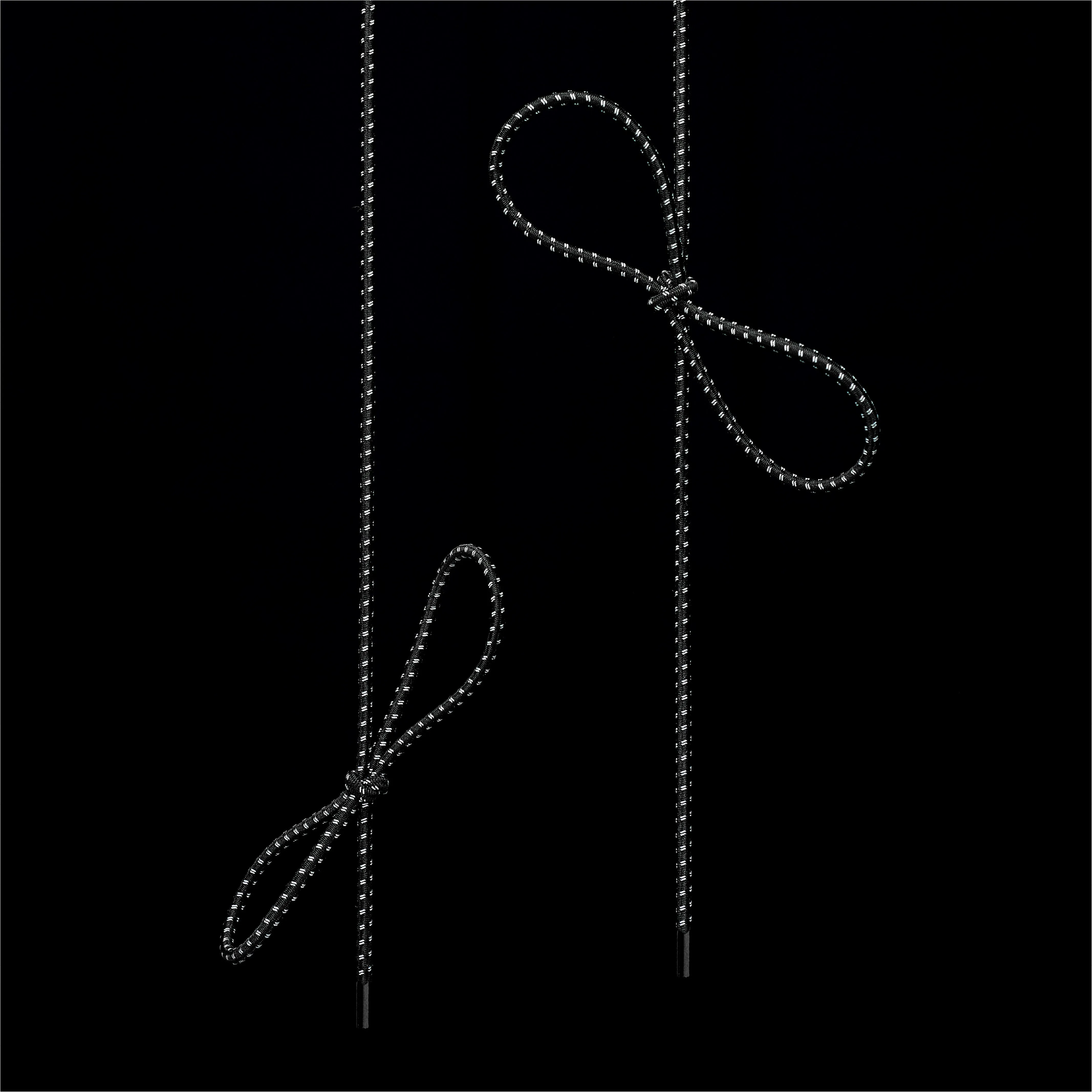 elastic & reflective shoelaces
