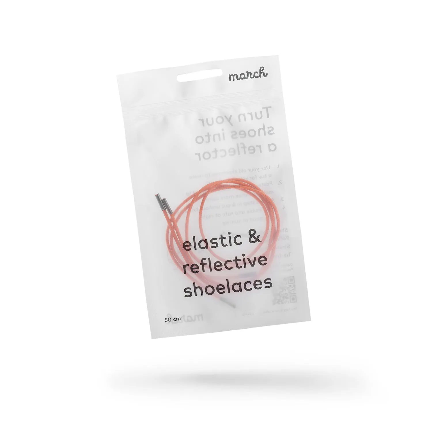 elastic & reflective shoelaces