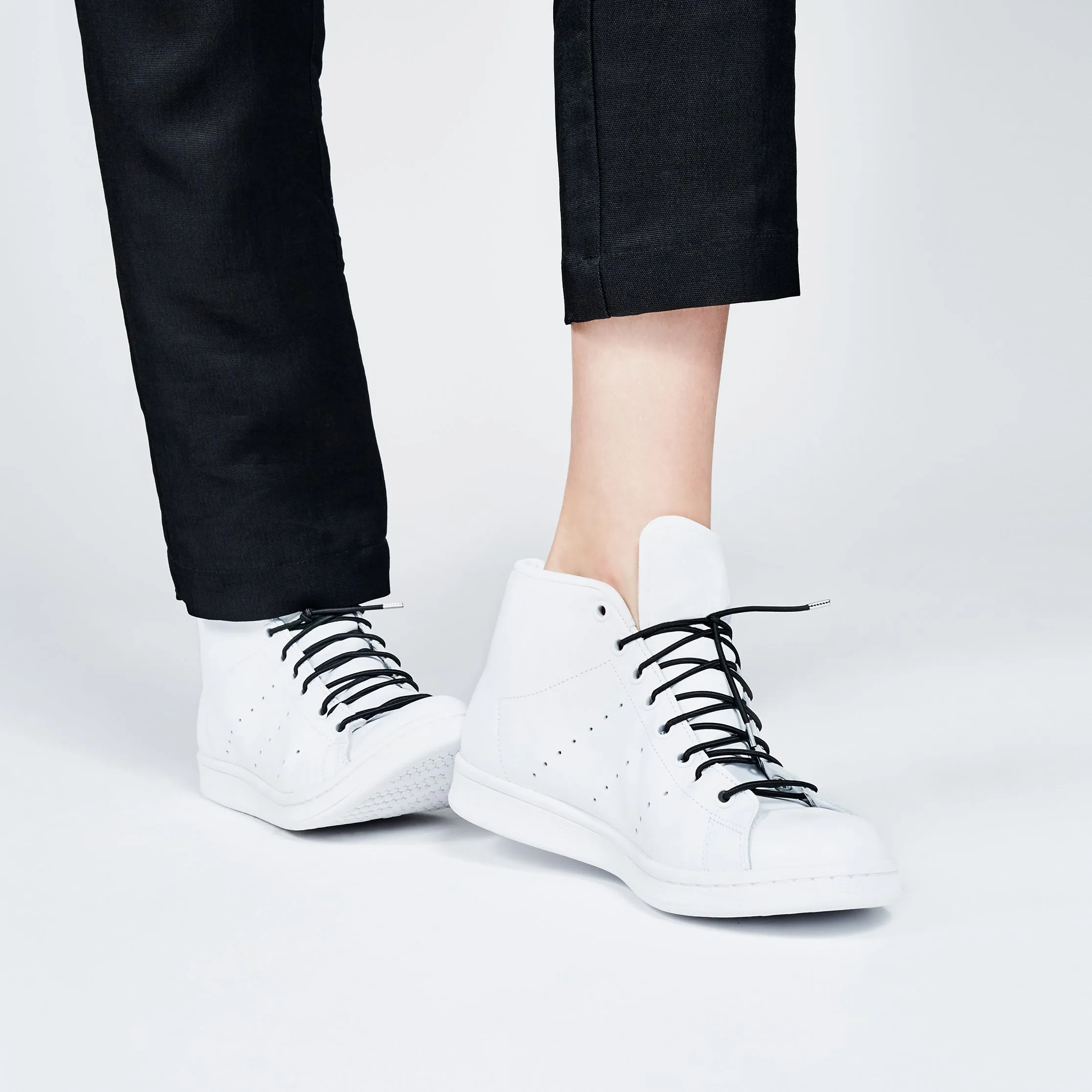 elastic & reflective shoelaces