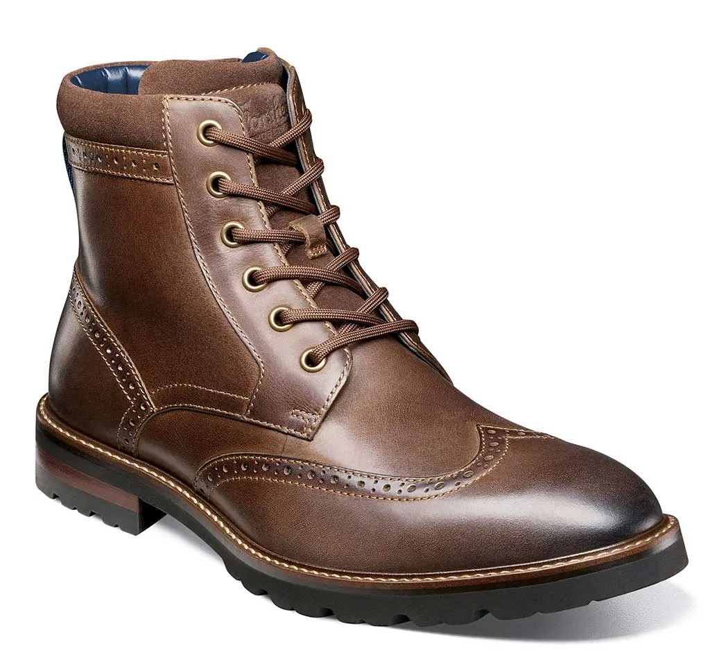 Florsheim Men's Renegade Wingtip Lace Up Boot