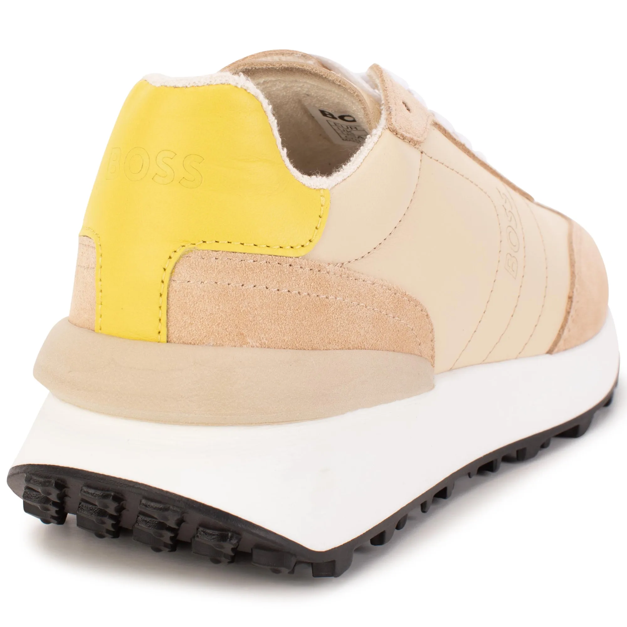 Hugo Boss Beige Retro Sneakers
