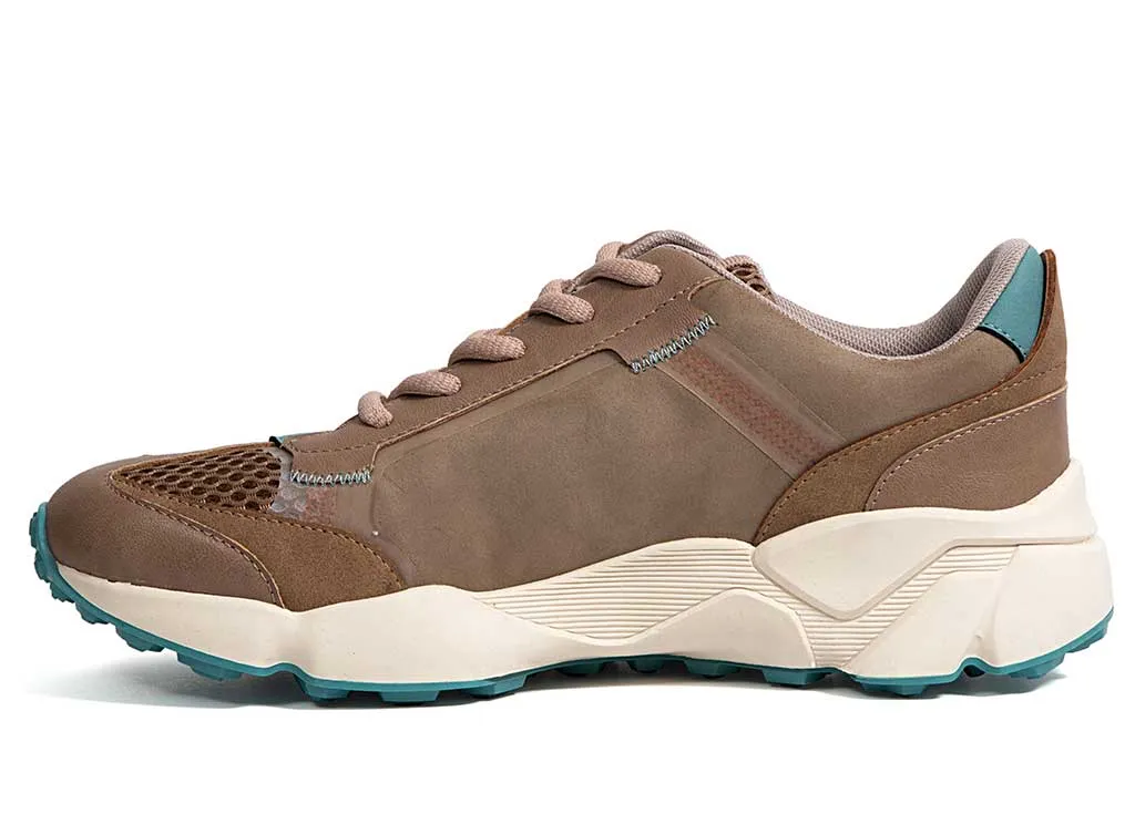 JBU by Jambu Women's Silene Dark Taupe Teal