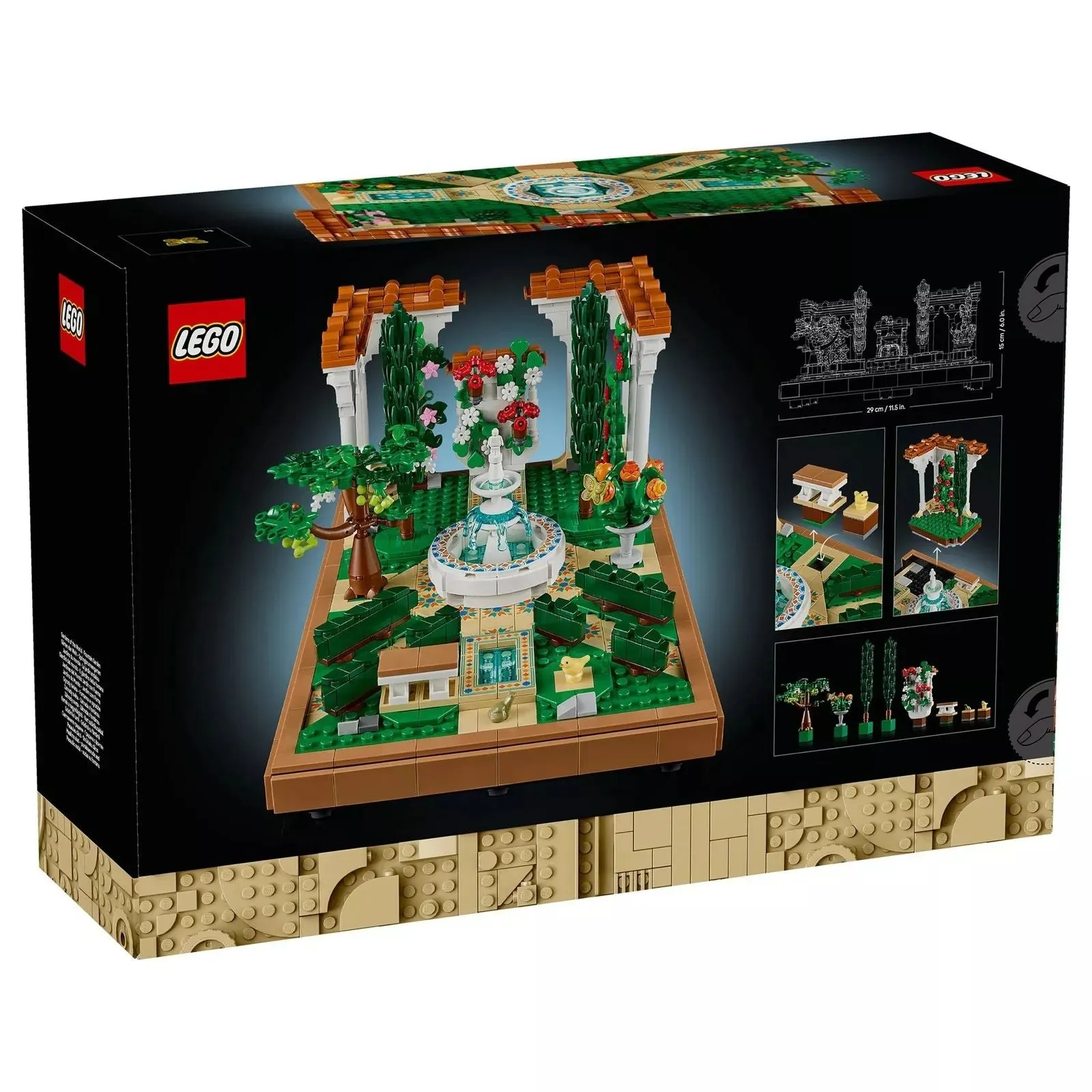 LEGO Icons Fountain Garden 10359