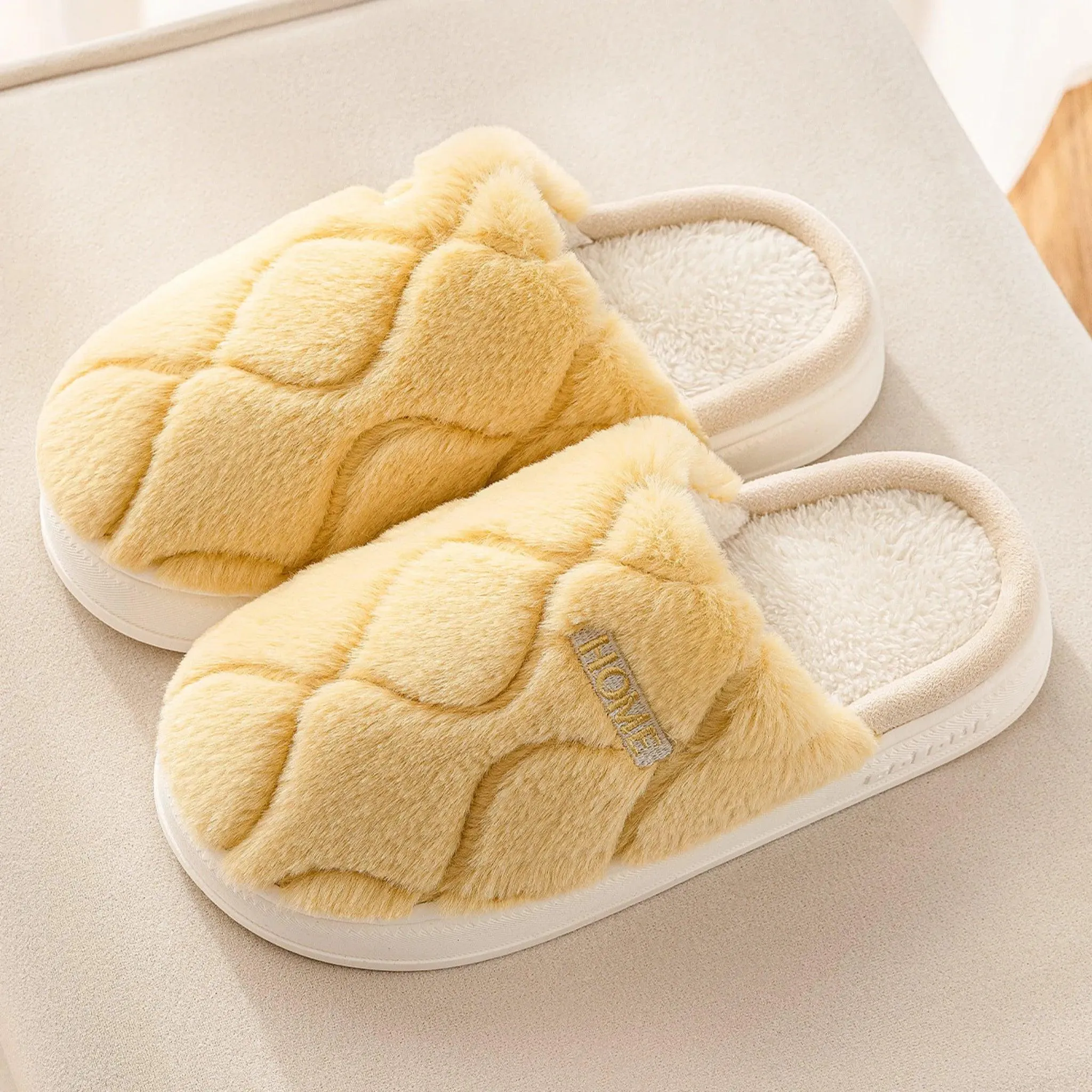 Plush Winter Indoor Slippers for Men & Women