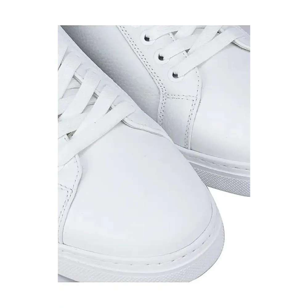 White Leather Sneakers
